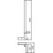 Enkel hj�rnep�l til tr�hegn | med tilh�rende hj�rnetop | Hj�rnetop til mobilt tr�hegn, galvaniseret, 1000 mm